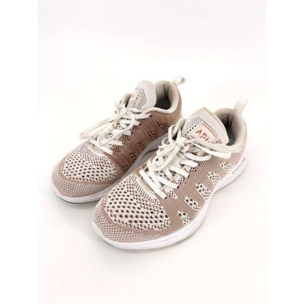 APL Athletic Propulsion Labs TechLoom Pro Knit Running Shoes‎ Beige Size 8